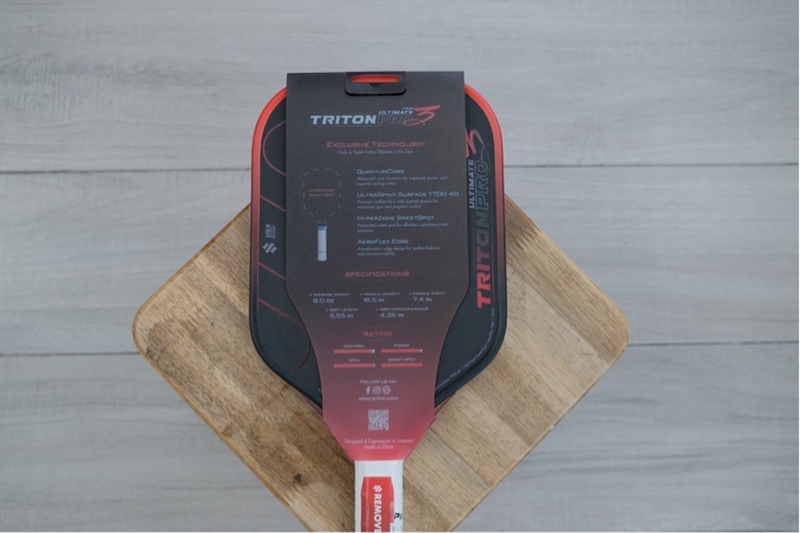 Vợt Pickleball Sypik Triton Pro 3 Ultimate Đỏ 16mm Vợt Pickleball Sypik Triton Pro 3 Ultimate Đỏ 16mm
