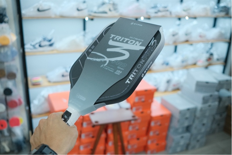 Vợt Pickleball Sypik Triton Pro 3 Ultimate Trắng 16mm