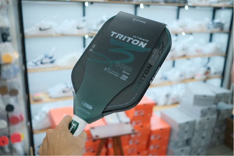 Vợt Pickleball Sypik Triton Pro 3 Ultimate Xanh 16mm Vợt Pickleball Sypik Triton Pro 3 Ultimate Xanh 16mm