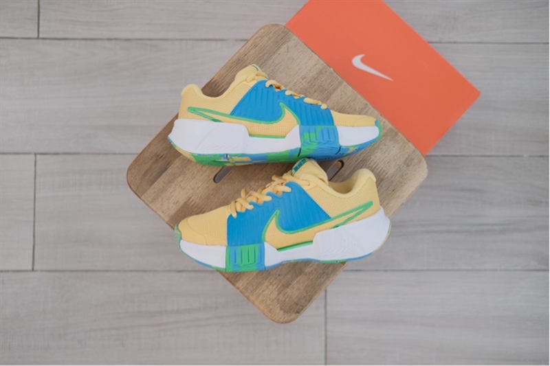 Giày Pickleball Tennis Nike Zoom Challenge Gold Blue FQ4155-700