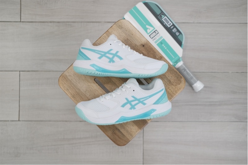 Giày Pickleball Tennis Asics Gel Dedicate 8 Aqua 1042A236-102