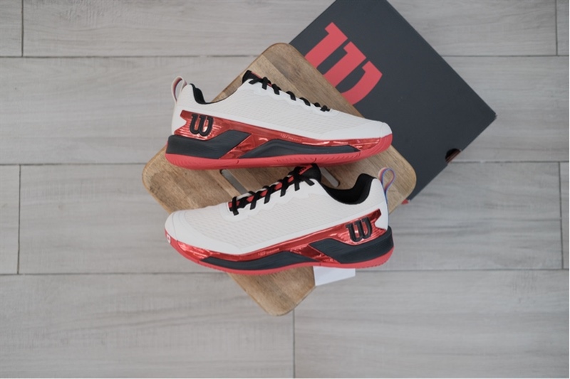 Giày Pickleball Tennis Wilson Rush Pro 4.5 USO Red WRS336670