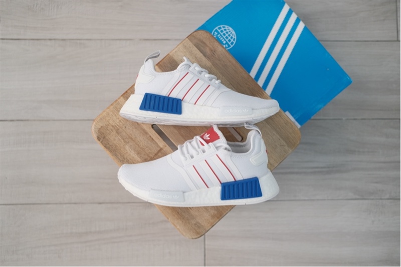 Giày Adidas NMD R1 White Red Blue HQ9991