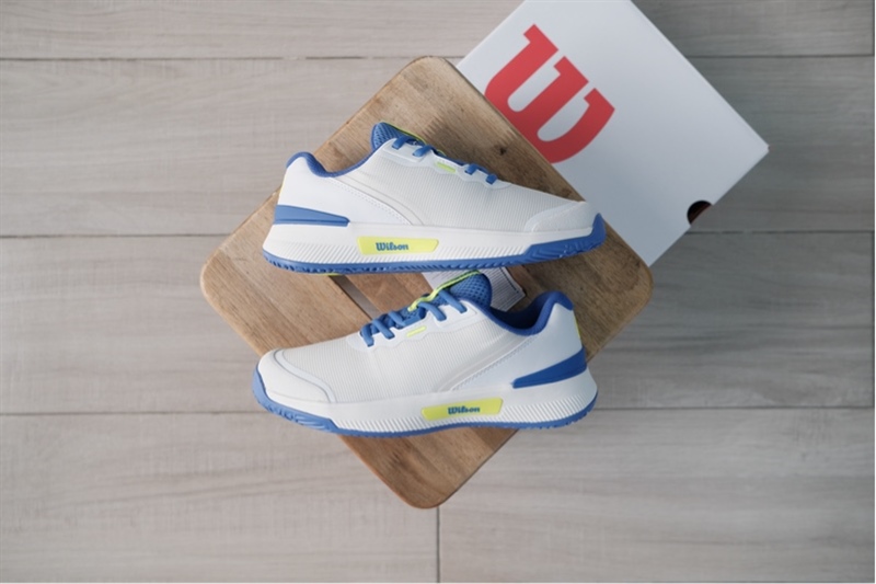 Giày Pickleball Tennis Wilson Intrigue Pro White Blue WRS339230