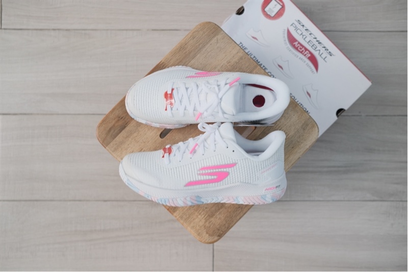 Giày Pickleball Skechers Viper Court Pro 2 White Pink 172109 WMLT - 36.5
