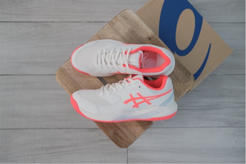 Giày Pickleball Tennis Asics Gel Dedicate 8 Flash Red 1042A236-103 - 38