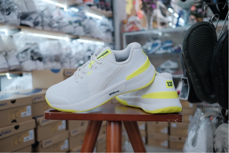 Giày Pickleball Tennis Wilson Intrigue Pro White Yellow WRS335860 - 40.5