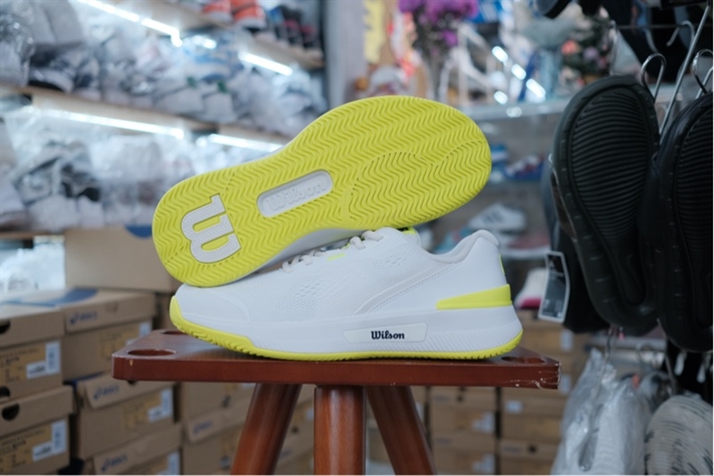 Giày Pickleball Tennis Wilson Intrigue Pro White Yellow WRS335860 - 40.5
