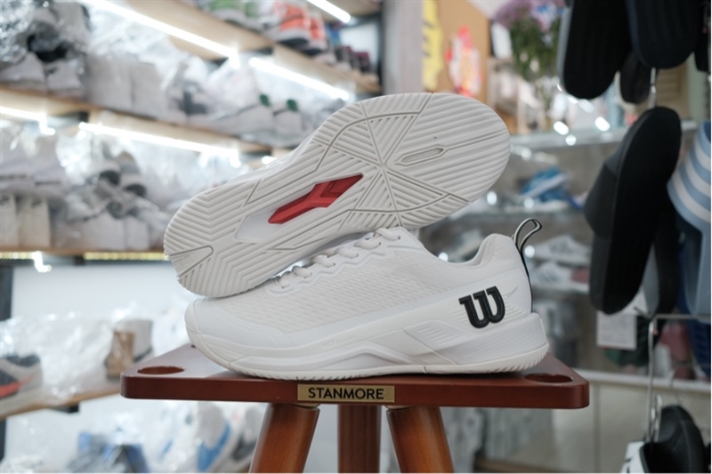 Giày Pickleball Tennis Wilson Rush Pro 4.5 White WRS333540 - 40.5