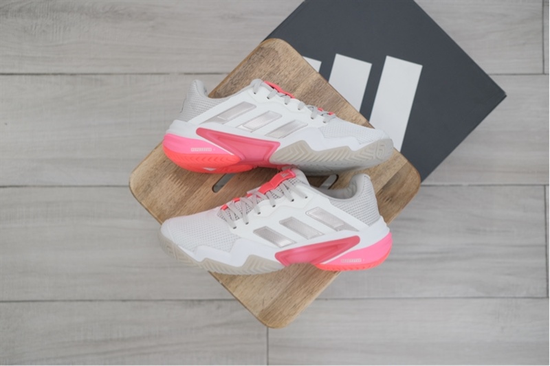 Giày Pickleball Tennis Adidas Barricade 13 White Pink IH2967