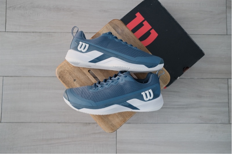 Giày Pickleball Tennis Wilson Rush Pro 4.5 Blue WRS334710