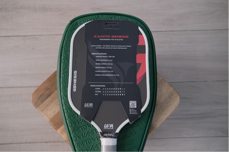 Vợt Pickleball Kamito Genesis Đỏ Trắng 16mm KMVPK260615 Vợt Pickleball Kamito Genesis Đỏ Trắng 16mm KMVPK260615