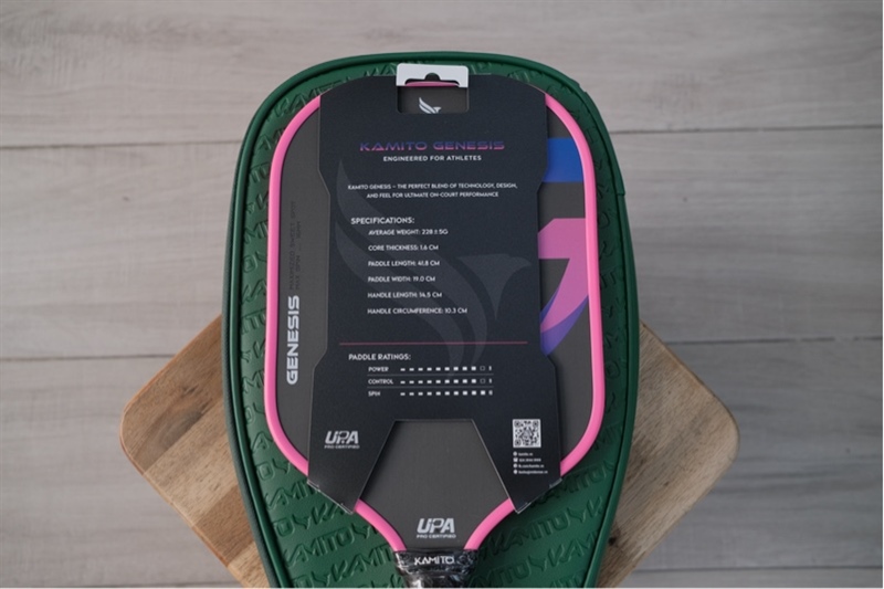 Vợt Pickleball Kamito Genesis Hồng 16mm KMVPK26061