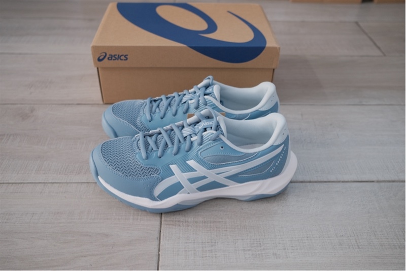 Giày Pickleball Cầu Lông Asics Gel Rocket 12 Blue 1071A116-401 Giày Pickleball Cầu Lông Asics Gel Rocket 12 Blue 1071A116-401