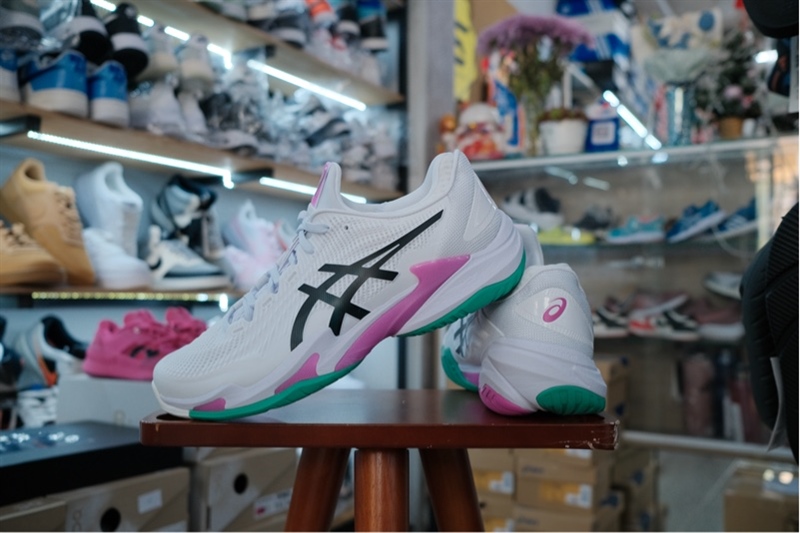 Giày Pickleball Tennis Asics Court FF 3 Sakura 1041A370-106