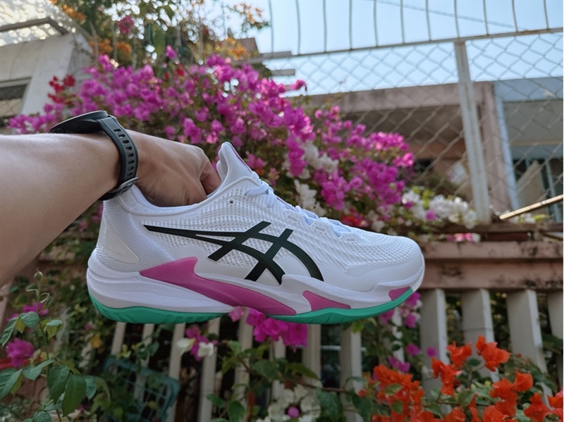 Giày Pickleball Tennis Asics Court FF 3 Sakura 1041A370-106
