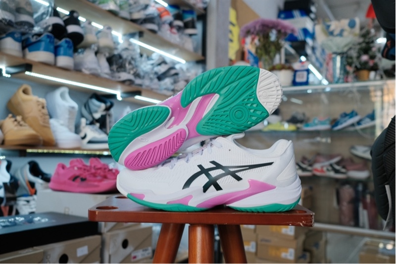 Giày Pickleball Tennis Asics Court FF 3 Sakura 1041A370-106