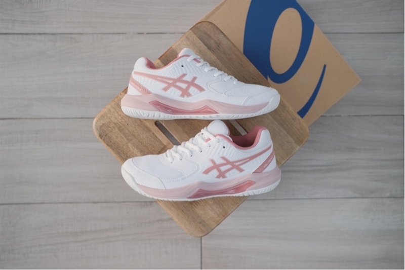 Giày Pickleball Tennis Asics Gel Dedicate 8 White Rose 1042A237-106 - 38