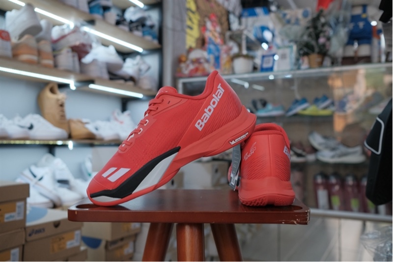 Giày Pickleball Tennis Babolat Jet Mach 4 Cherry 30S26629B-5050 Giày Pickleball Tennis Babolat Jet Mach 4 Cherry 30S26629B-5050