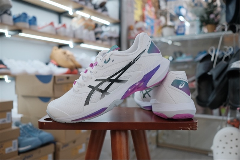 Giày Pickleball Tennis Asics Solution Speed FF 4 Sakura 1041A532-101