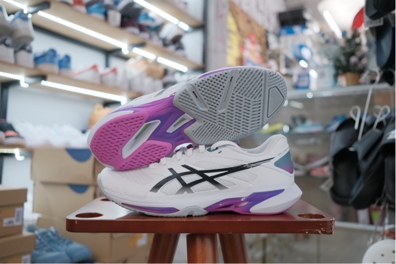 Giày Pickleball Tennis Asics Solution Speed FF 4 Sakura 1041A532-101