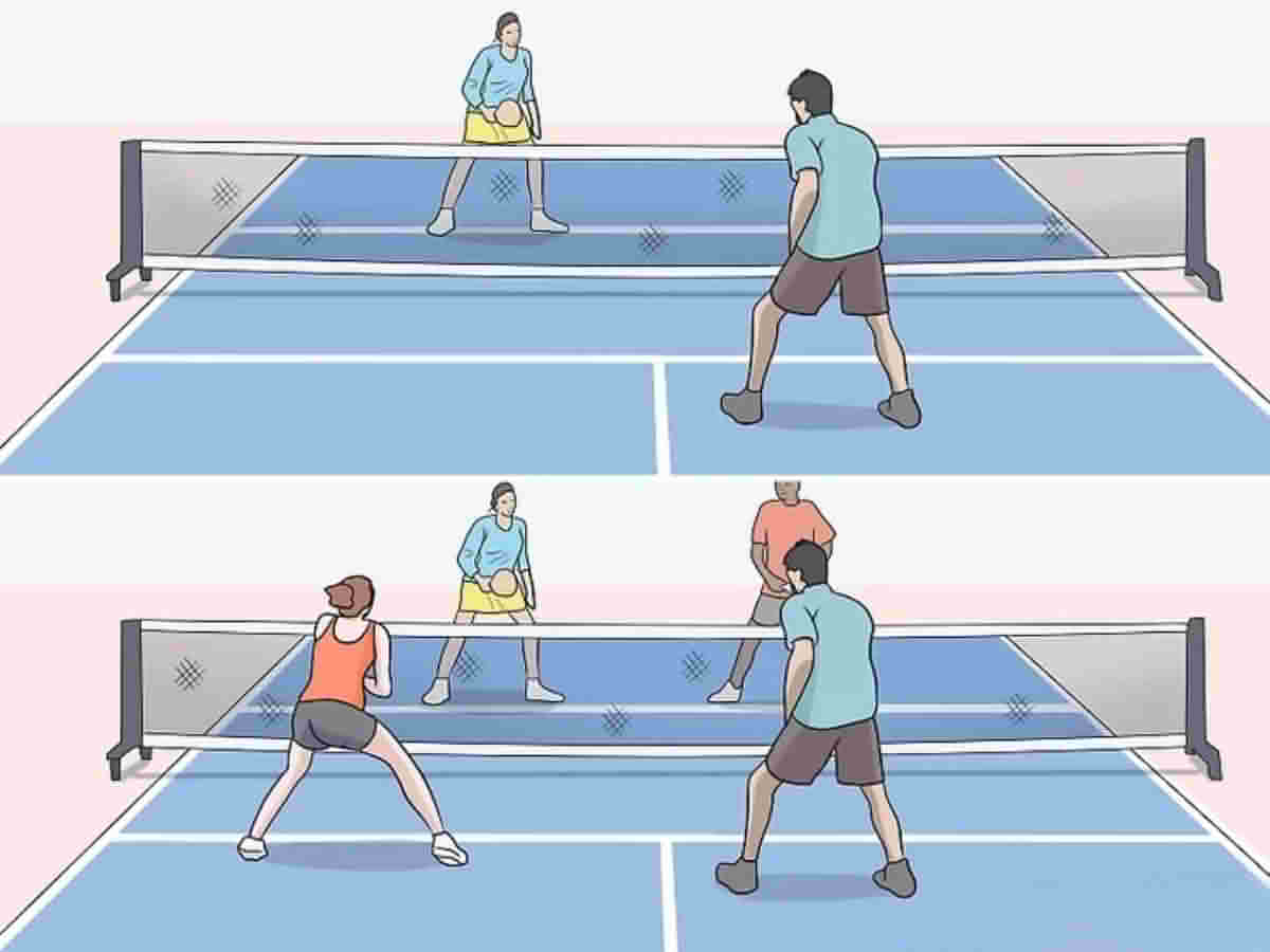 Cách Chơi Pickleball Từ A-Z: Hướng Dẫn Nhanh Cho Người Mới Bắt Đầu 5 Luat Choi Pickleball Danh Don va Danh Doi