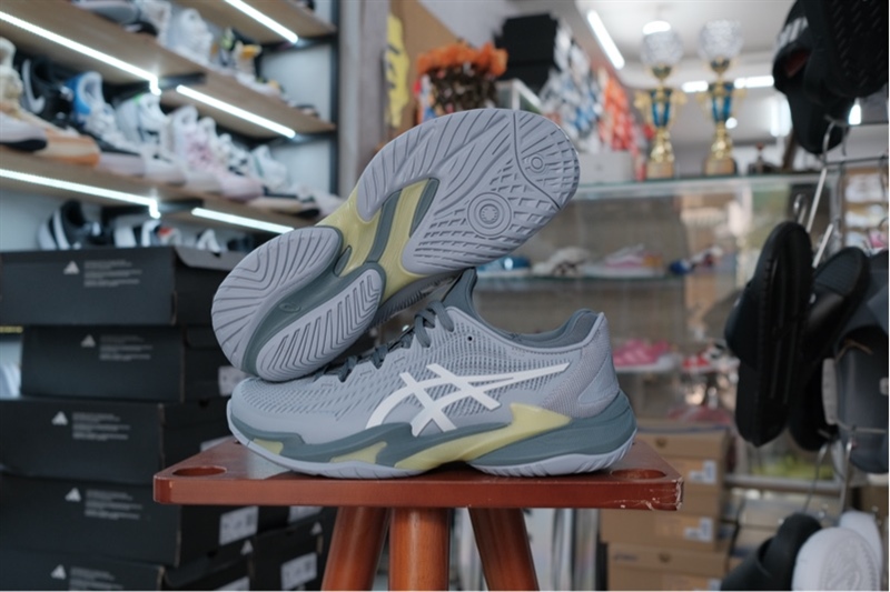 Giày Pickleball Tennis Asics Court FF 3 Grey 1041A370-404 Giày Pickleball Tennis Asics Court FF 3 Grey 1041A370-404