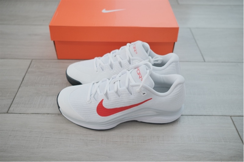 Giày Pickleball Tennis Nike Zoom Vapor 12 White Red FV5552-109