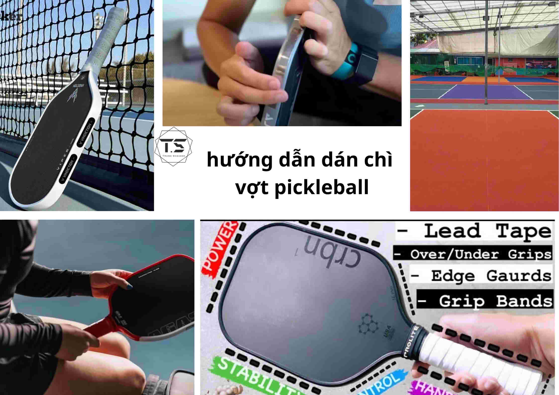 Hướng Dẫn Dán Chì Vợt Pickleball: Bí Quyết Tăng Lực Đánh Đỉnh Cao