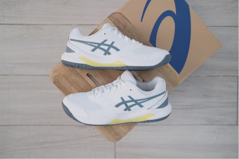 Giày Pickleball Tennis Asics Gel Dedicate 8 Ironclad 1041A408-108