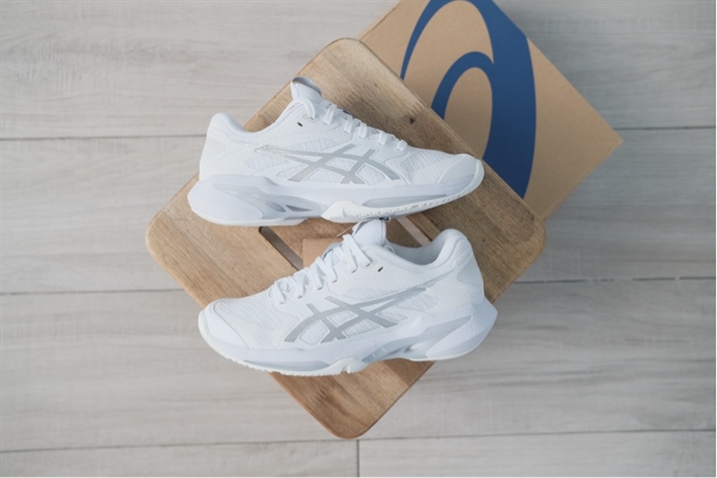 Giày Pickleball Tennis Asics Solution Speed FF 4 Silver 1042A307-101