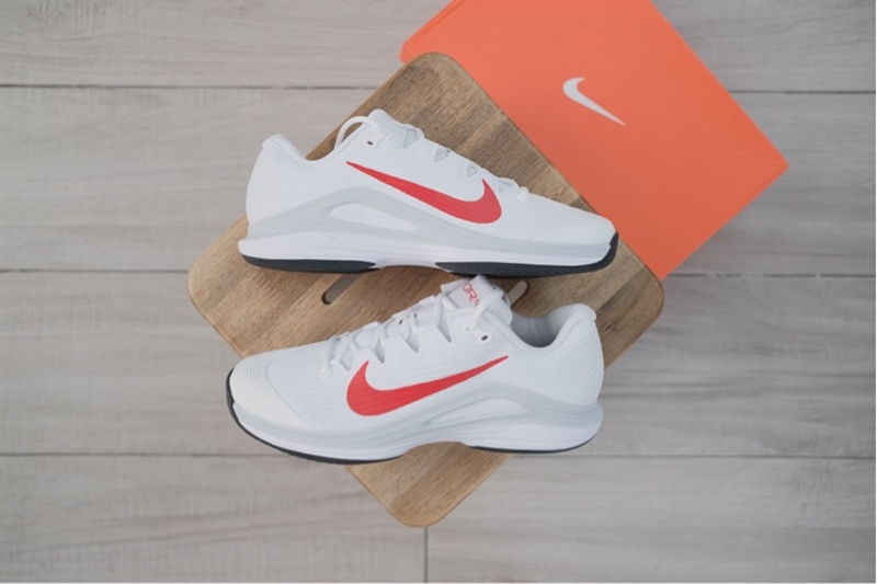 Giày Pickleball Tennis Nike Zoom Vapor 12 White Red FV5552-109