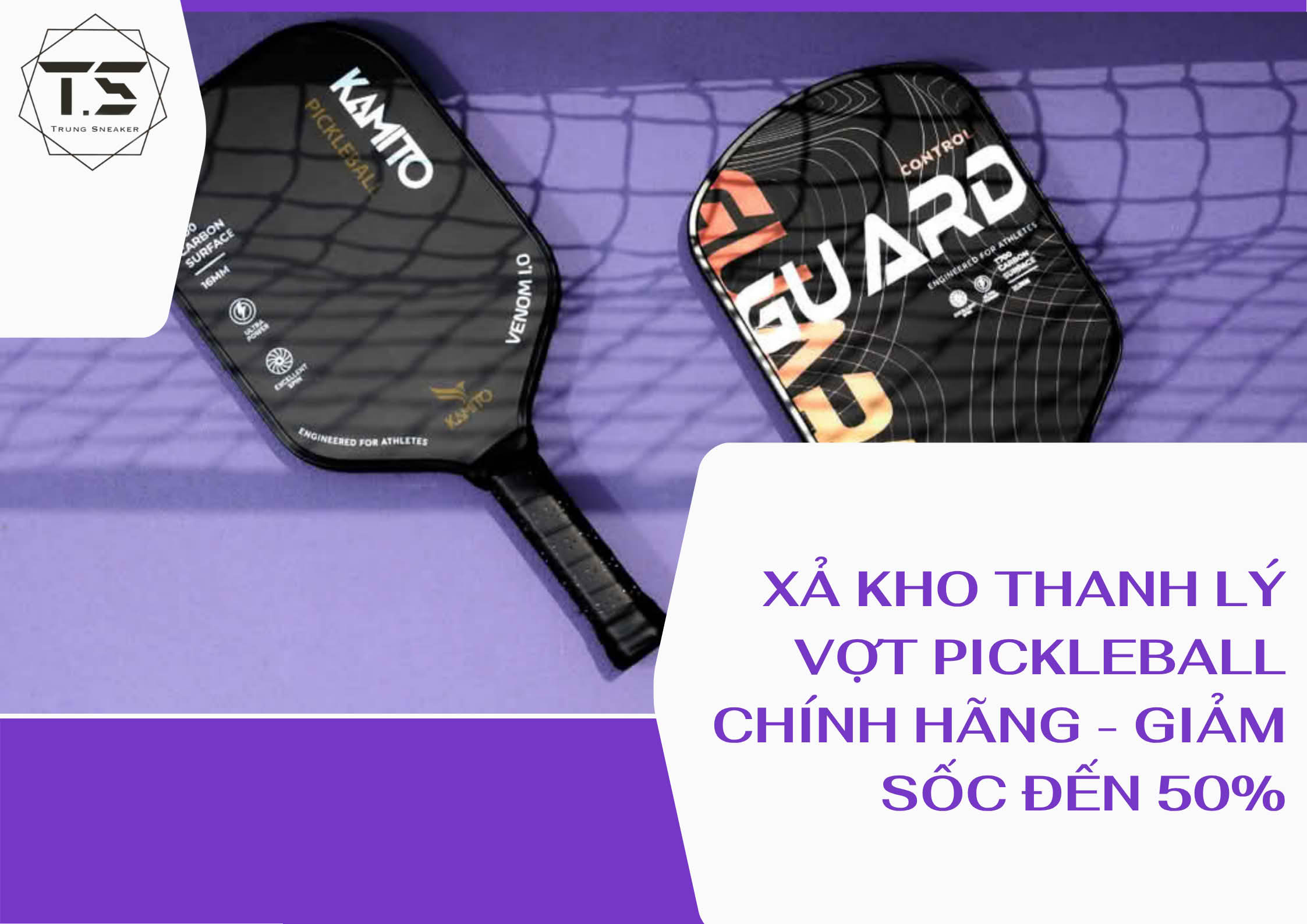Xả Kho Thanh Lý Vợt Pickleball Chính Hãng - Giảm Sốc Đến 50%