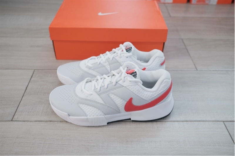 Giày Pickleball Tennis Nike Court Lite 4 Grey Red FD6574-109 Giày Pickleball Tennis Nike Court Lite 4 Grey Red FD6574-109