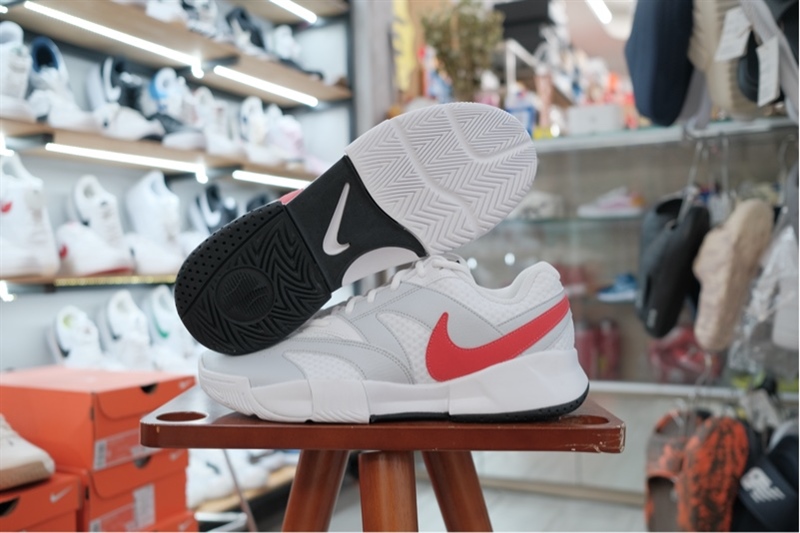 Giày Pickleball Tennis Nike Court Lite 4 Grey Red FD6574-109 Giày Pickleball Tennis Nike Court Lite 4 Grey Red FD6574-109