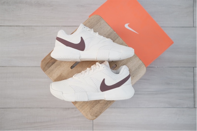 Giày Pickleball Tennis Nike Court Lite 4 Tan FD6575-109