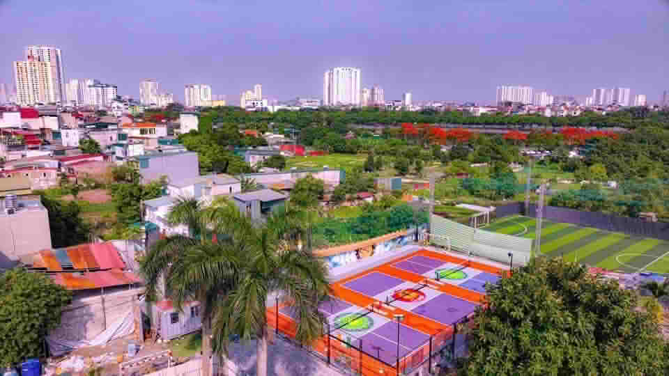 Sân Pickleball Quận Hoàng Mai 3 San Pickleball 161 Tran Hoa
