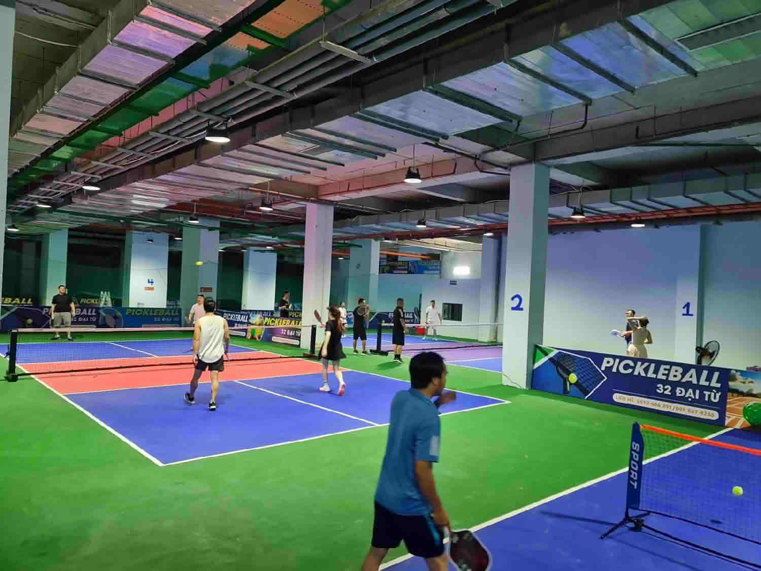 Sân Pickleball Quận Hoàng Mai 9 San Pickleball 32 Dai Tu