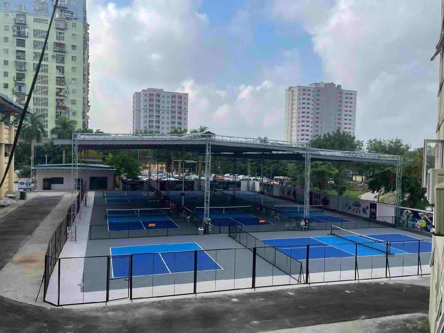 Sân Pickleball Quận Hoàng Mai 15 San Pickleball Den Lu