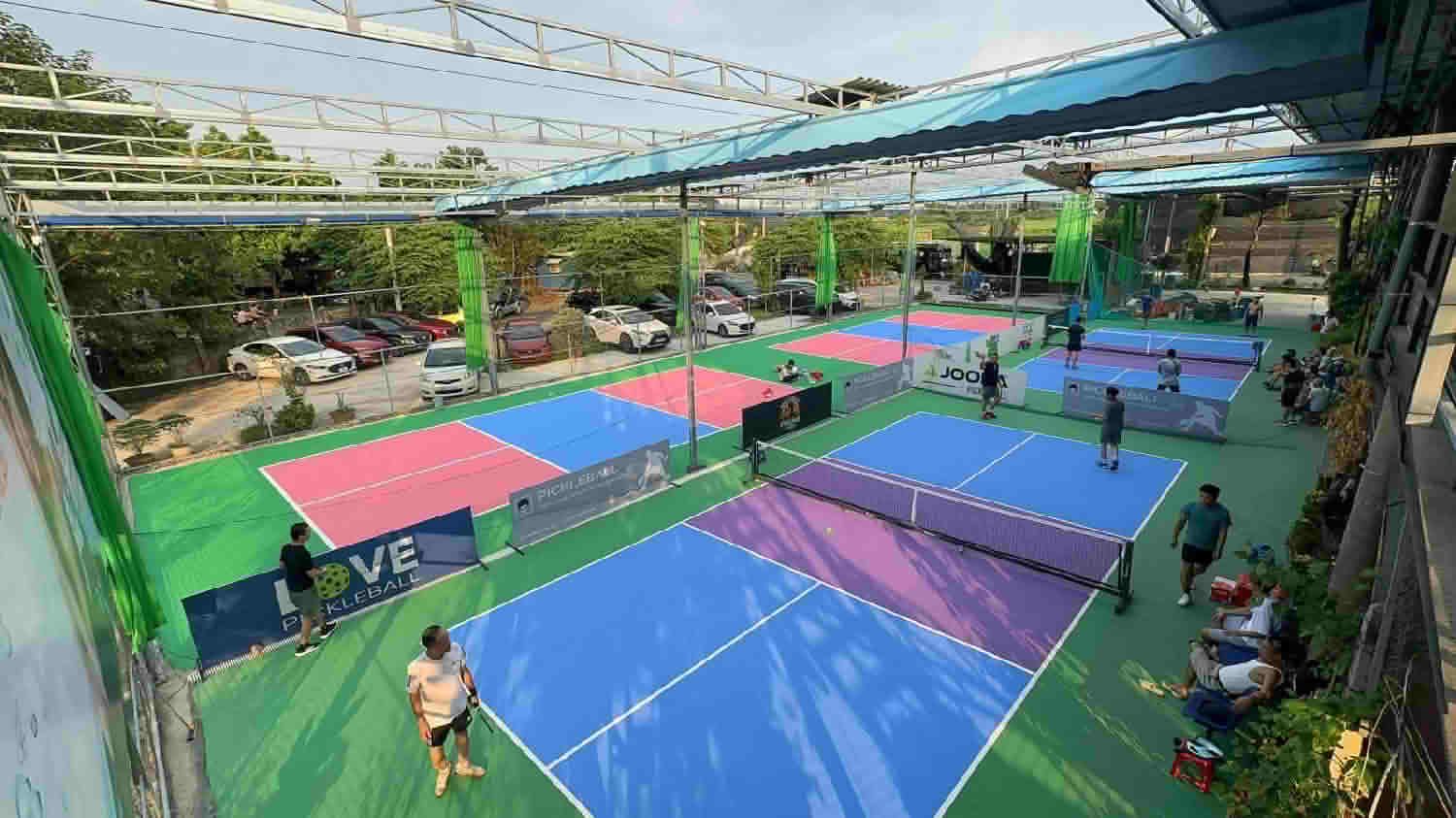Sân pickleball quận long biên 6 San Pickleball Gia Thuy