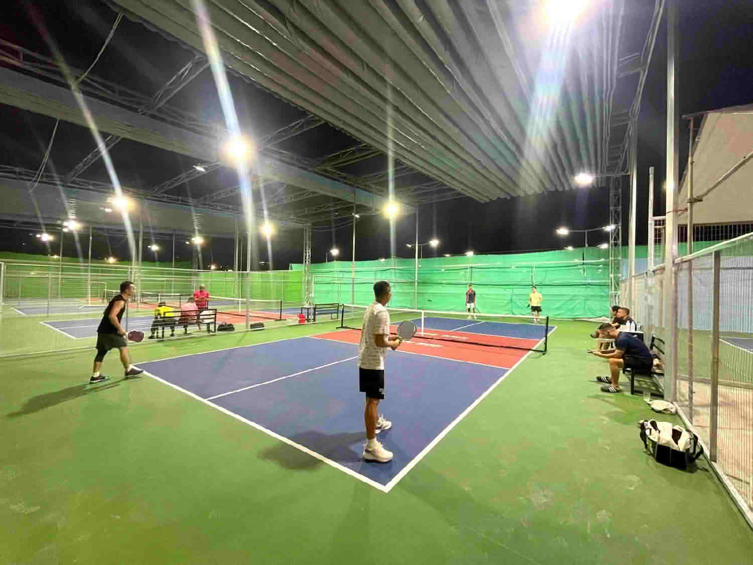 Sân pickleball quận long biên 13 San Pickleball Khai Son