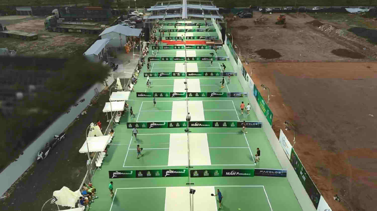 Sân pickleball quận long biên 14 San Pickleball Mam