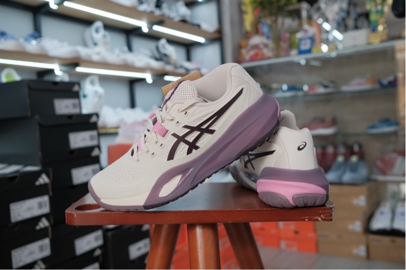Giày Pickleball Tennis Asics Gel Resolution X Aubergine 1042A279-250