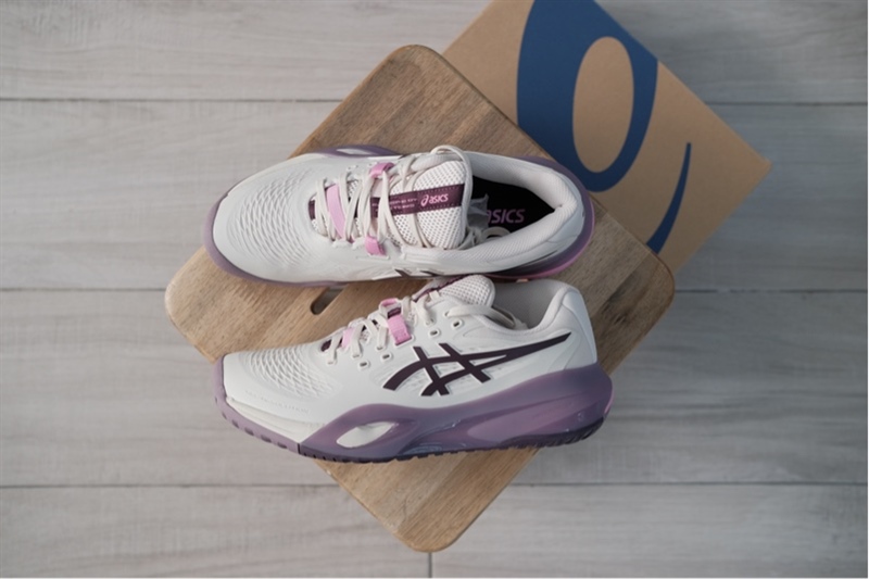 Giày Pickleball Tennis Asics Gel Resolution X Aubergine 1042A279-250