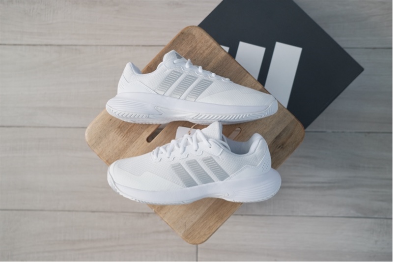Giày Pickleball Tennis Adidas Gamecourt 2 White KI0789