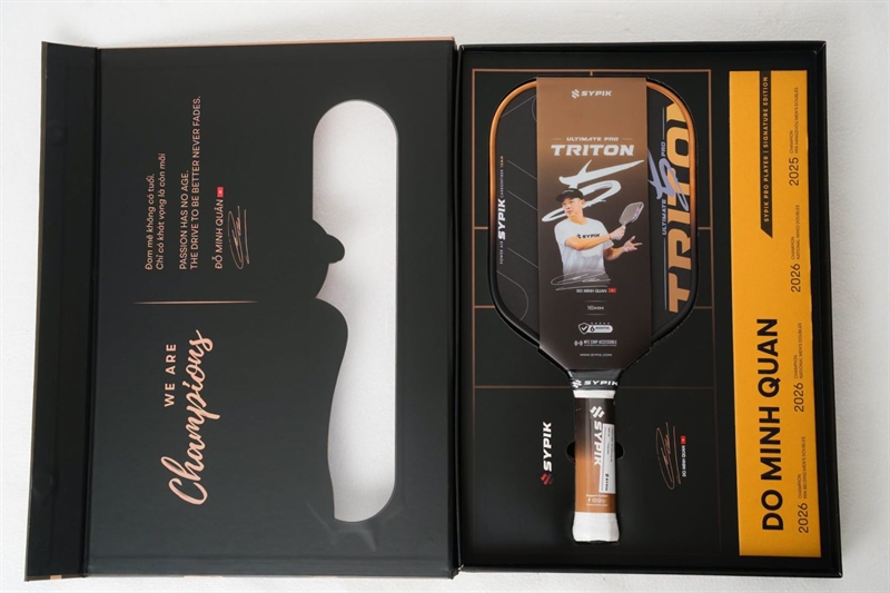 Vợt Pickleball Sypik Triton 5 Limited 16mm Fullbox (Minh Quân)