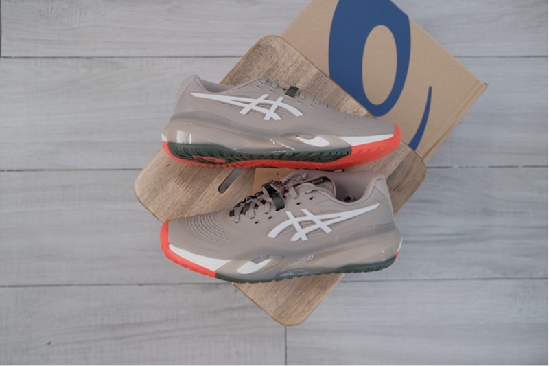 Giày Pickleball Tennis Asics Gel Resolution X Greige 1041A481-200