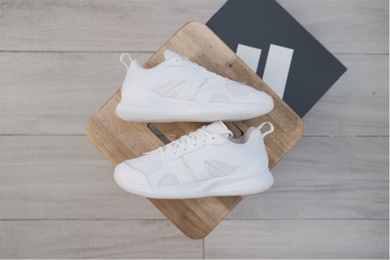 Giày Pickleball Tennis Adidas Avaflash White JR4512