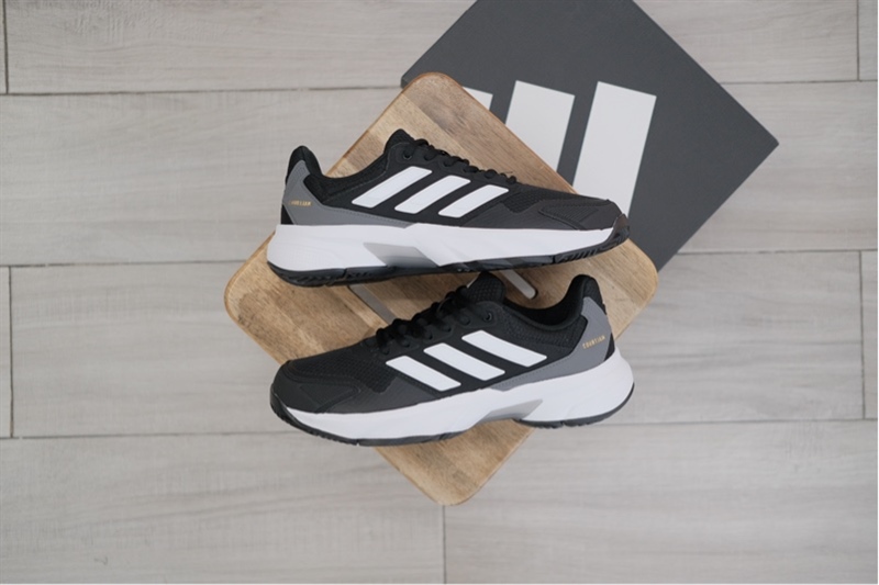 Giày Pickleball Tennis Adidas Courtjam Control 3 Black IF0458