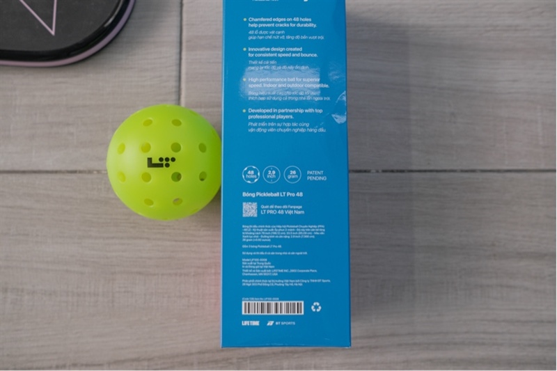 Bóng Pickleball thi đấu LT48 Pro Chính Hãng Pack 3